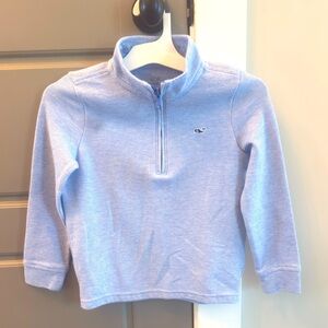 Vineyard Vines - Kids Blue Quarter-Zip Pullover
